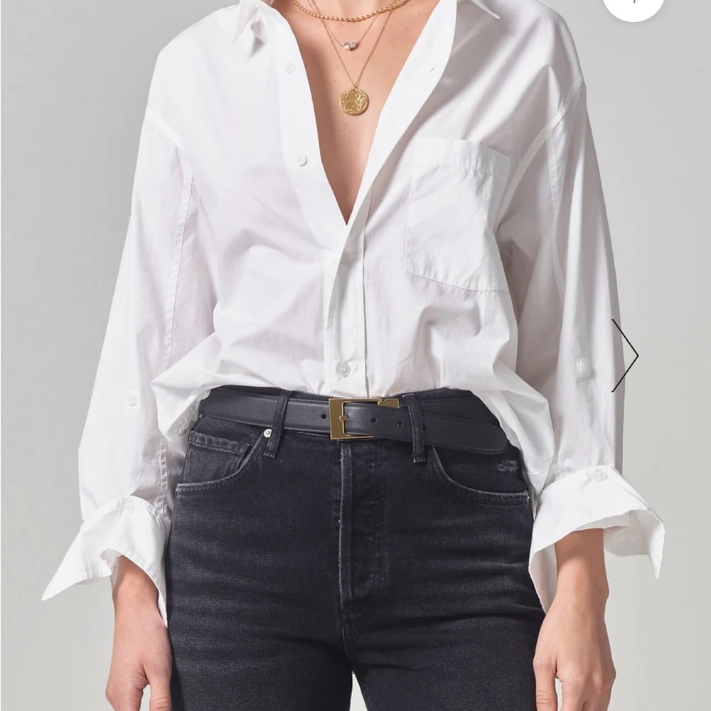 Citizens of Humanity Kayla Shirt In Optic White size small